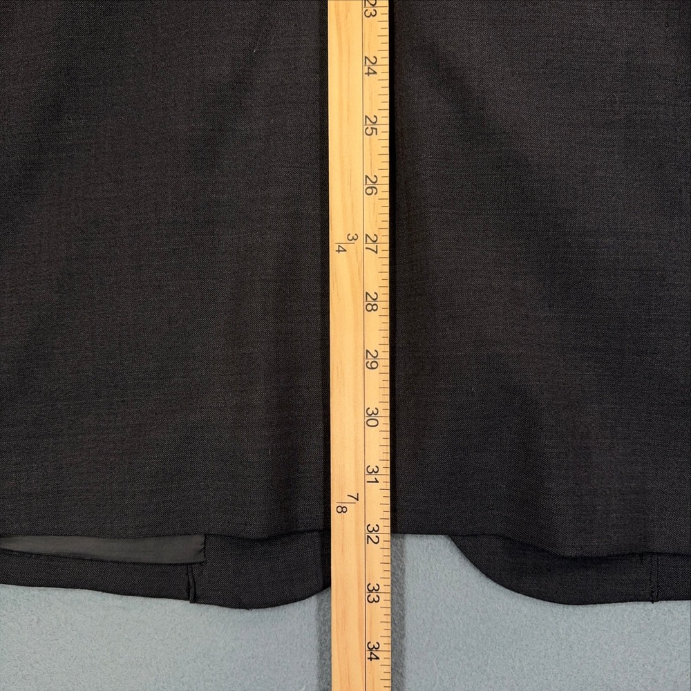 Jos. A. Bank Traveler Blazer Charcoal Gray Wool Blend Tailored Fit 48 Long NWOT - Picture 4 of 12